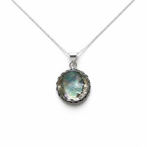 925 VINTAGE ABALONE NECKLACE